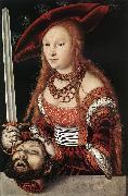 CRANACH, Lucas the Elder Judith with the Head of Holofernes dfg France oil painting artist
